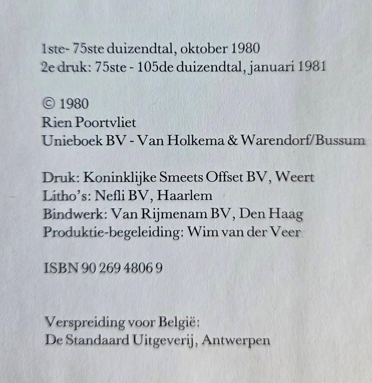 Boek Rien Poortvliet 'van de hak op de tak'.
