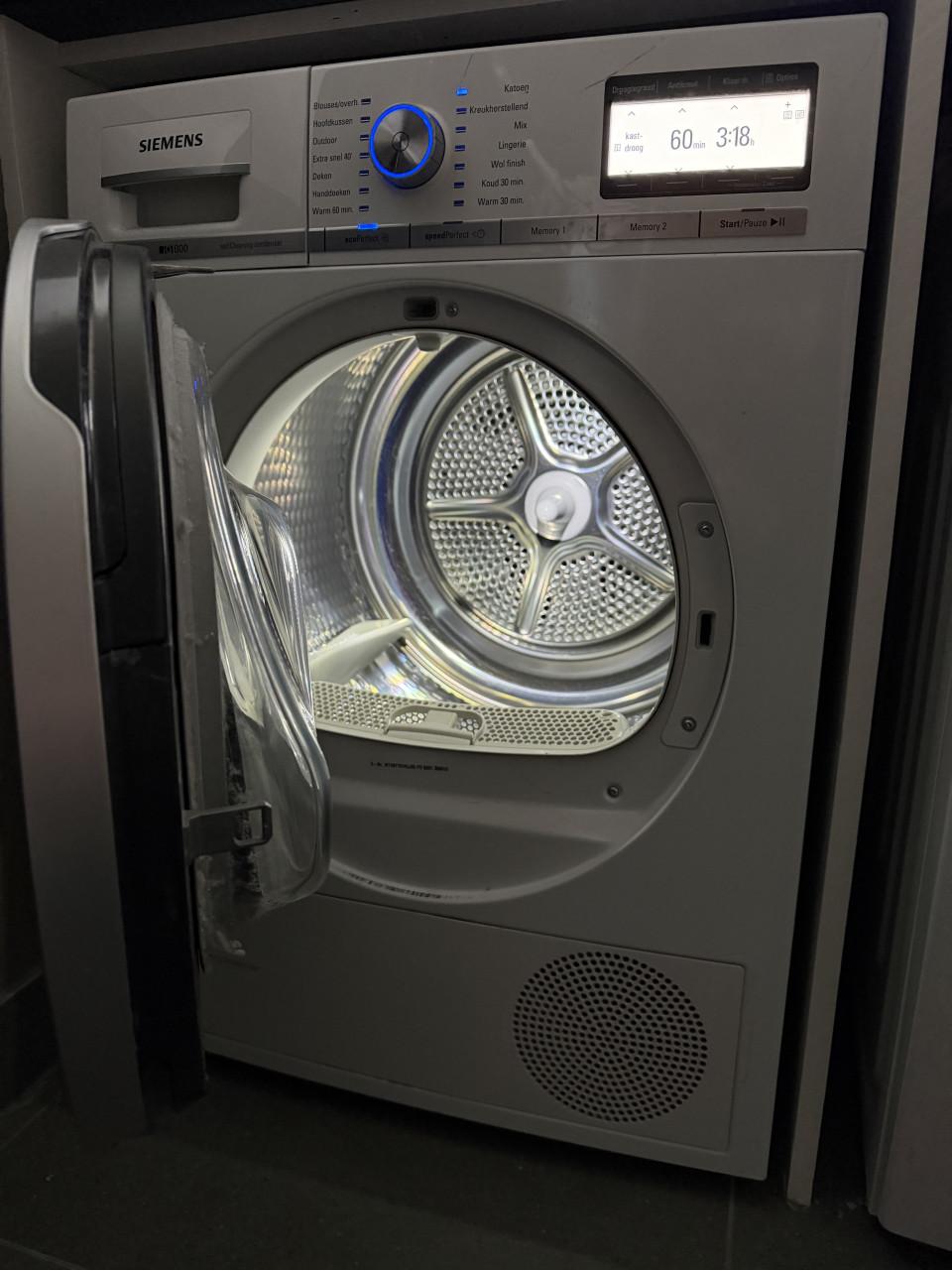 Siemens droger iq 800 selfcleaning condenser