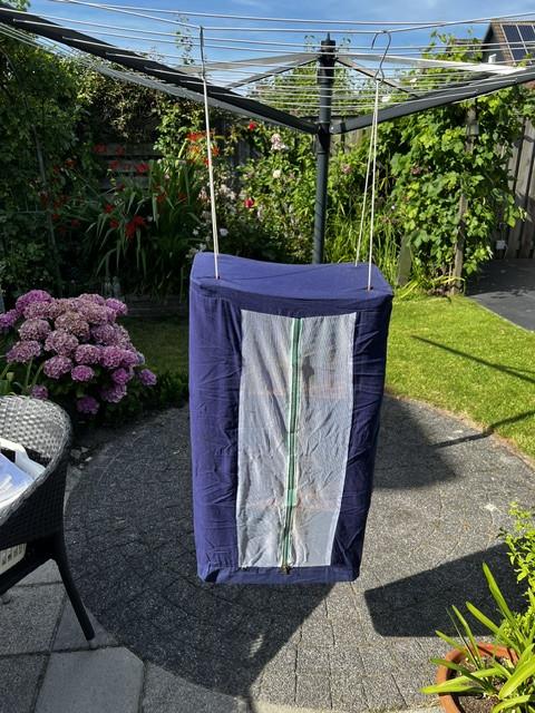 Stoffen voorraadkastje voor tent