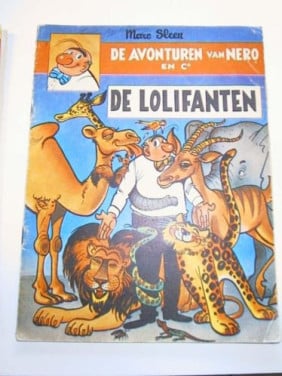 Strip Nero De lolifanten editie 1967 collector's item