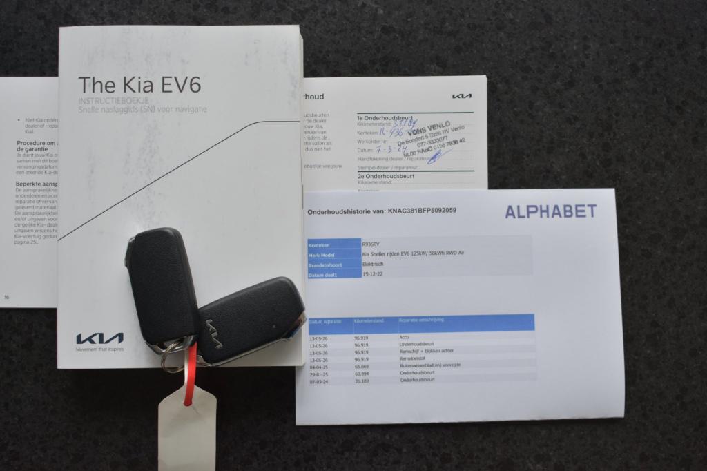 Kia Ev6 air 58 kwh | soh 100% | camera | nap | stoel - stuurverwarming | ap