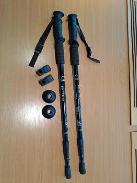 Uitschuifbare wandelstokken