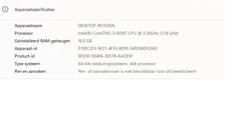 Te koop : DELL optiplex 3040 micro