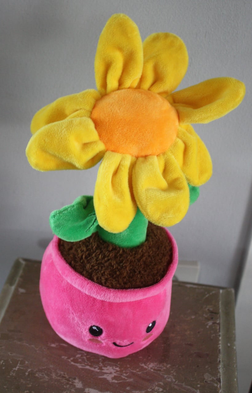 Knuffel zonnebloem