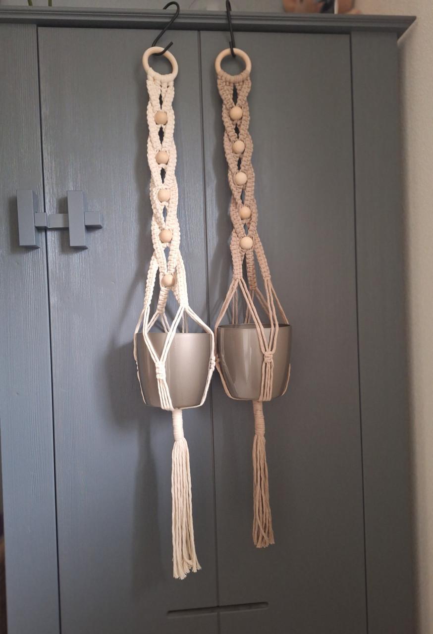 Macrame plantenhangers