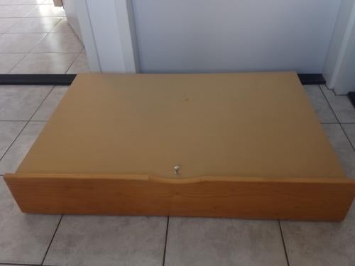 2 opbergbakken om onder bed te schuiven