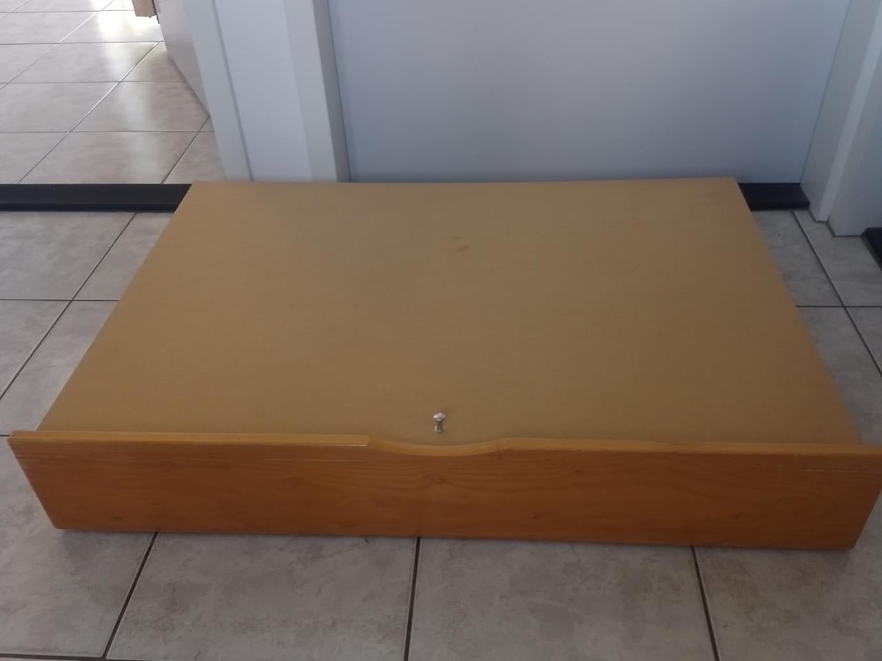 2 opbergbakken om onder bed te schuiven