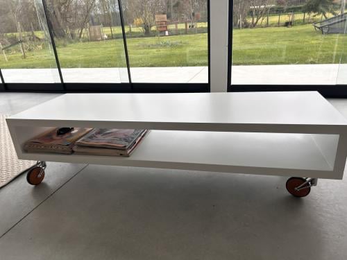 Gratis salontafel op wieltjes