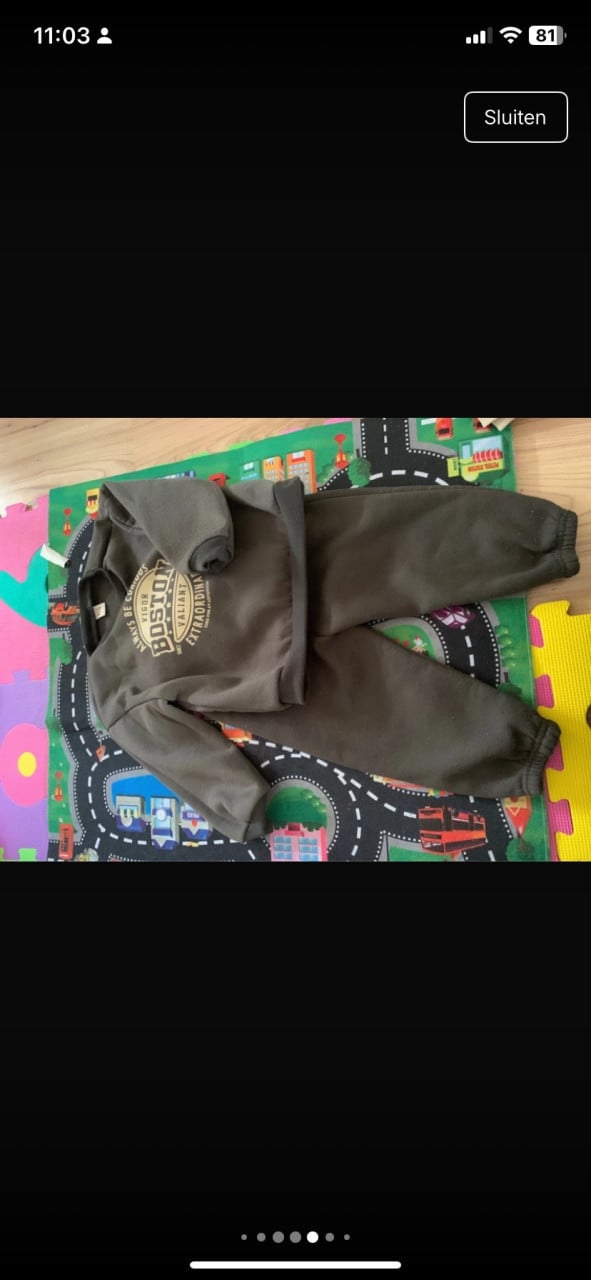 Warme Kinder setjes 92