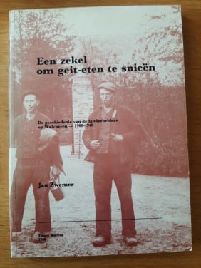 Een zekel om geit-eten te snieën.