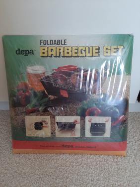 Handzame, opvouwvare barbecue.