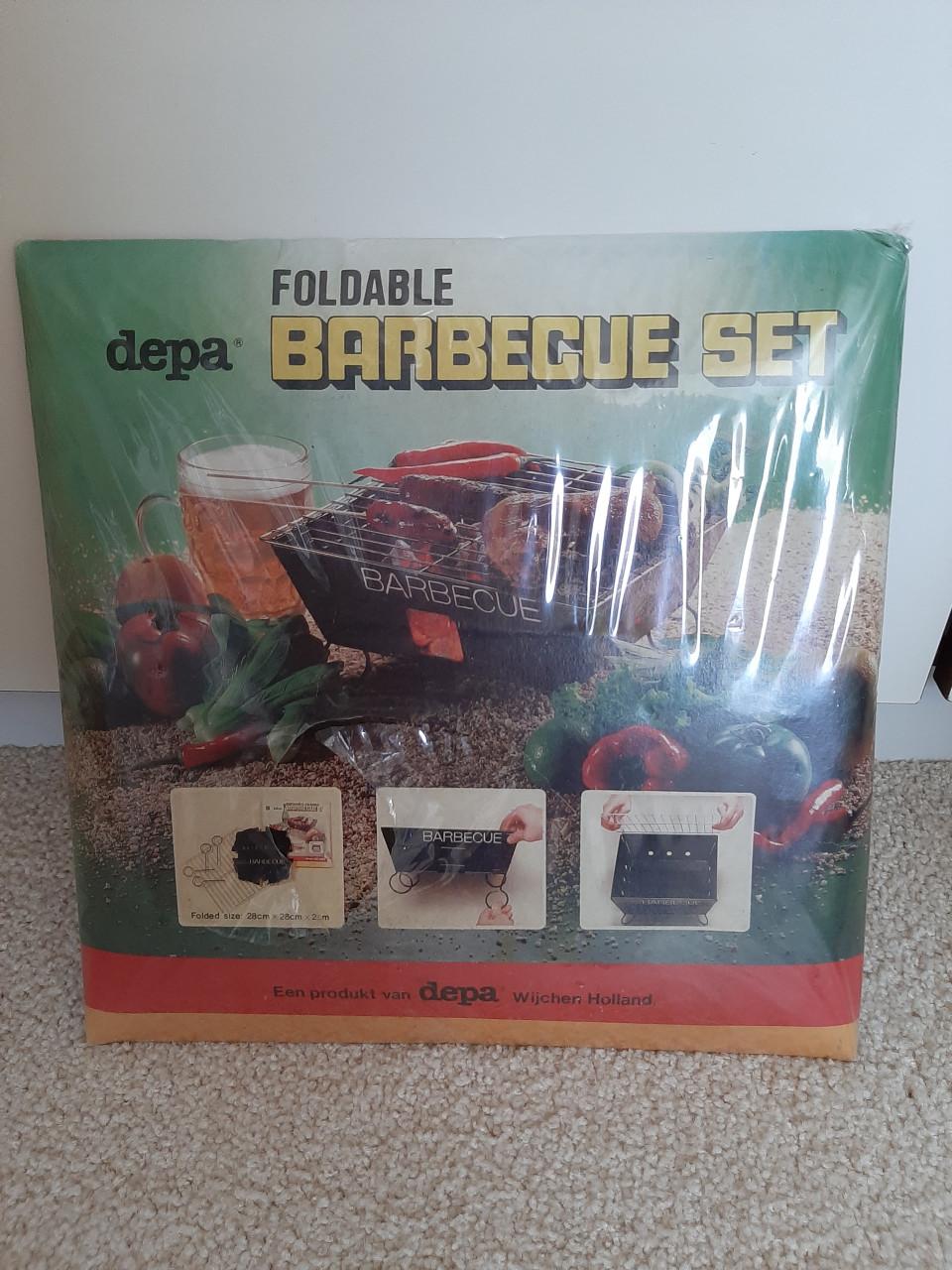 Handzame, opvouwvare barbecue.
