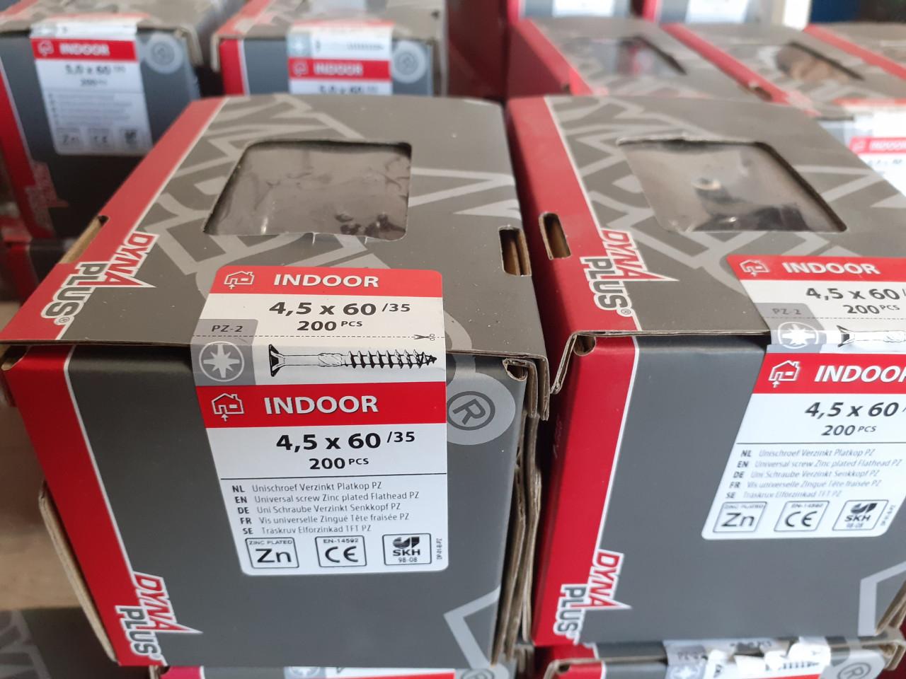 Dynaplus schroeven 3,12 tot 6.200  pz drive, kruiskop 50 % korting bij HHZB