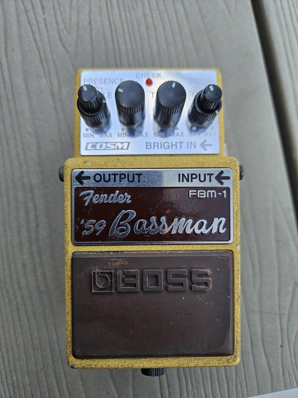 Mooi werkend  Boss FBM-1 59 Fender Bassman Pedal....