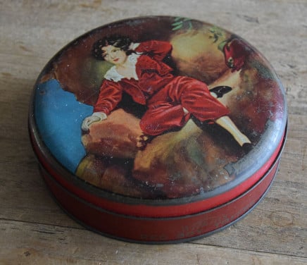 Vintage Blik Wilkin's Red boy Toffee