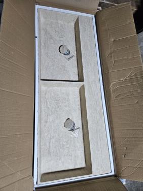 Travertin Marmere wastafel (Nieuw!)