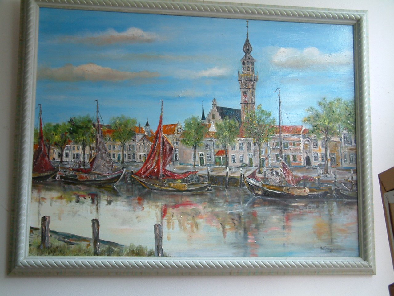 Schilderijen  water en wind  Jac Caljouw  Arnemuiden