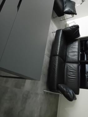 2 leren design banken