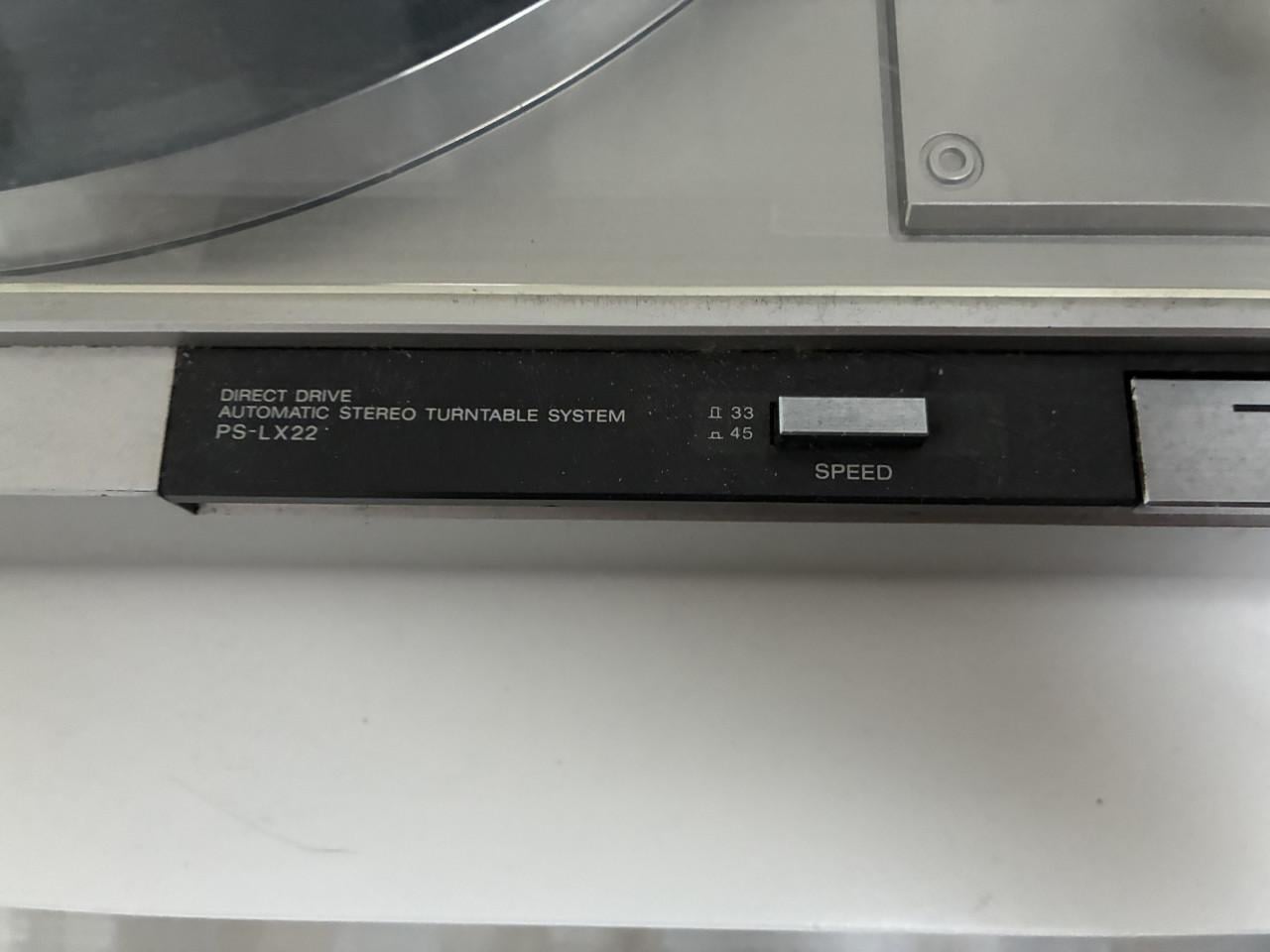 Sony pas LX 22 platenspeler met nieuwe naald