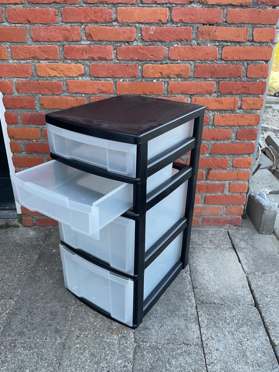 Opbergkast plastic 4 lades