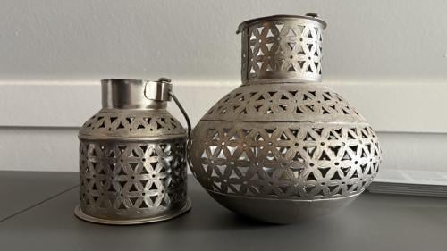 2 Oosterse theelichthouders