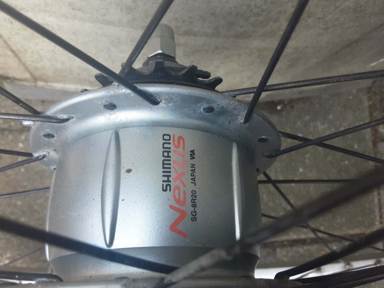Batavus 28 inch nexus achterwiel, 8 speed,rollerbrake rem