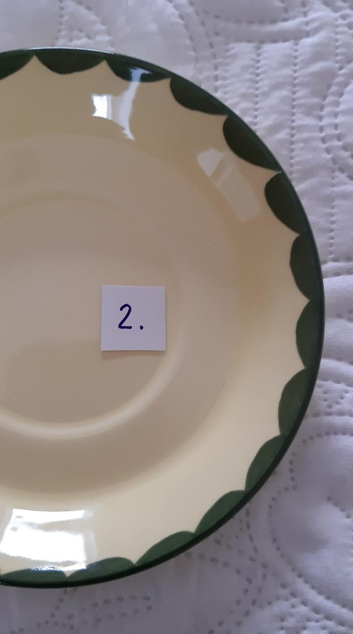 Kip en haan servies: 1 soepkop + 1 schotel