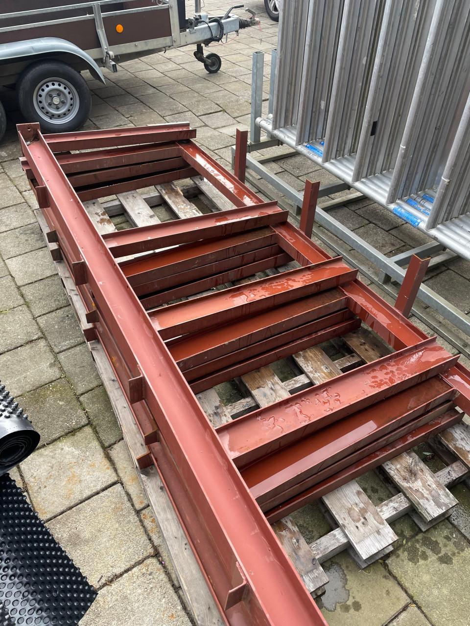 Zware stalen opslagstelling / materiaalstelling / palletstelling