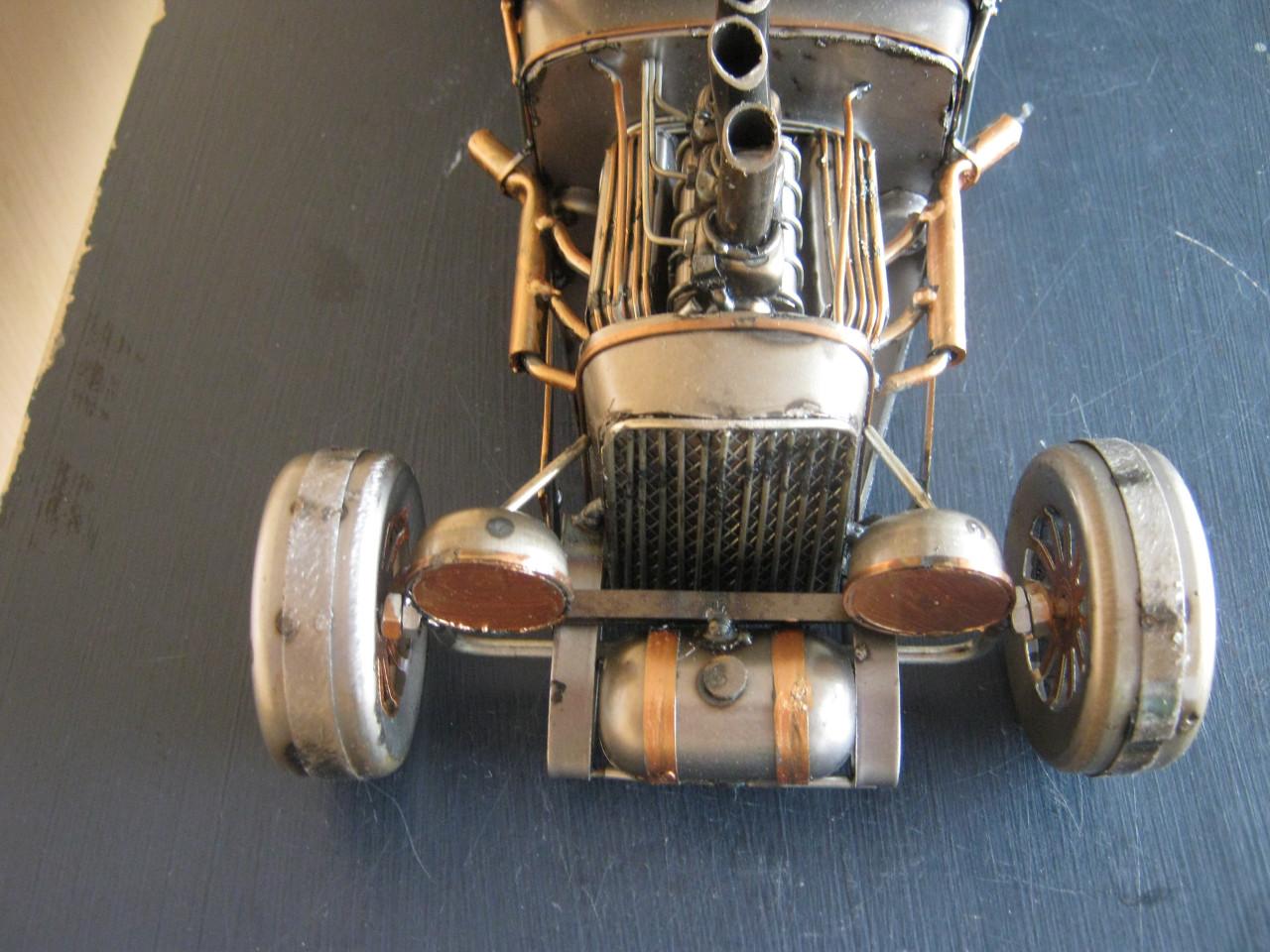 Metalen Hot Rod Car.