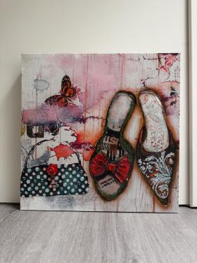 Schilderij canvas 40x40