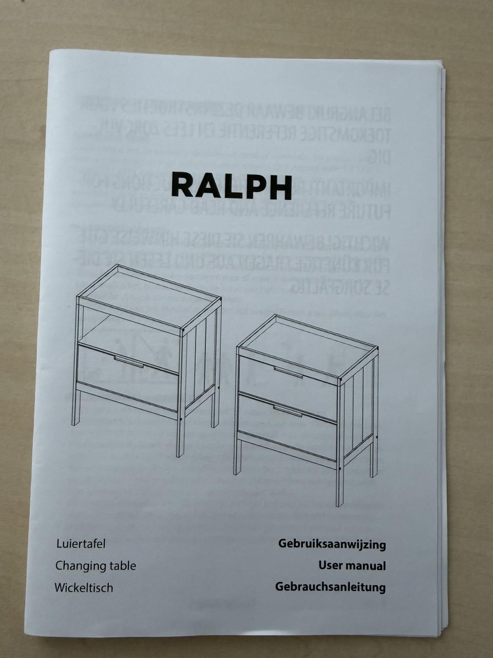 Commode/Luiertafel Europe Baby Ralph