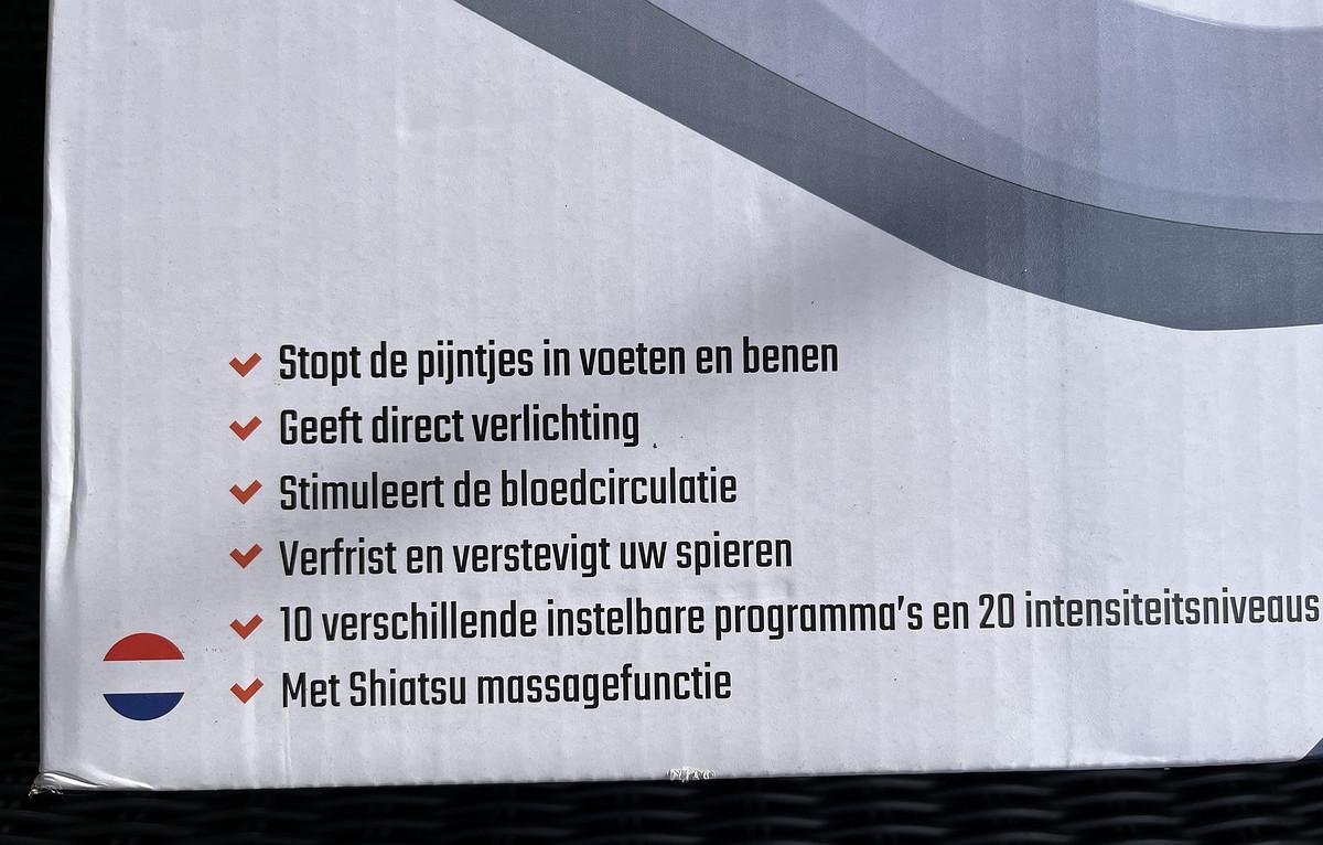 QLT Vibropulse Pro voetmassage apparaat