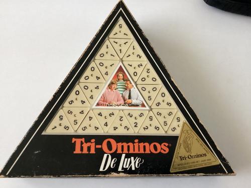 Tri-Ominos de Luxe.    Inclusief spelregels.   Compleet.