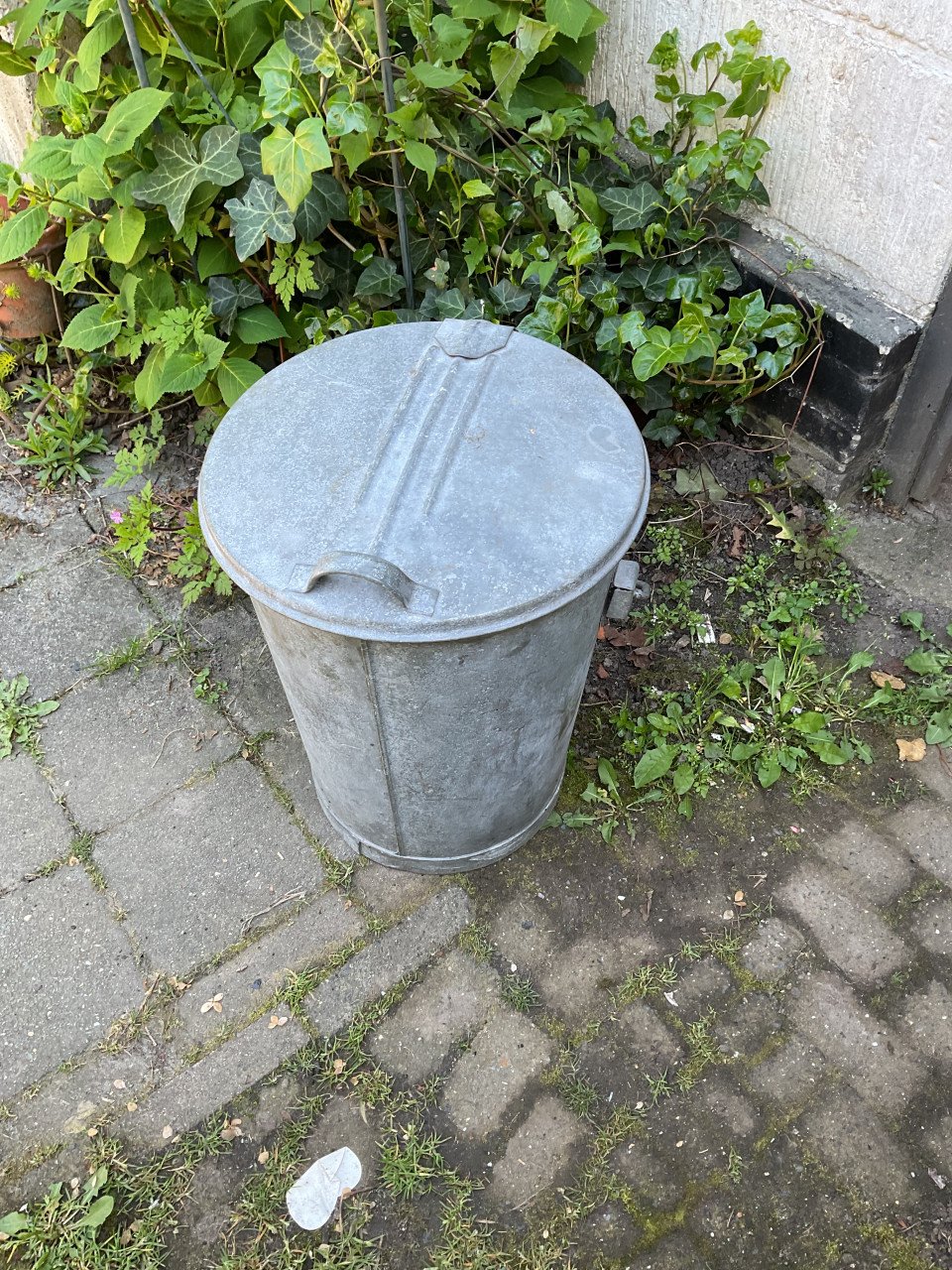 Zinken vuilnisemmer