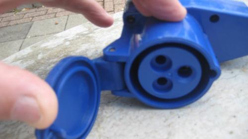 CEE stekker Blauw