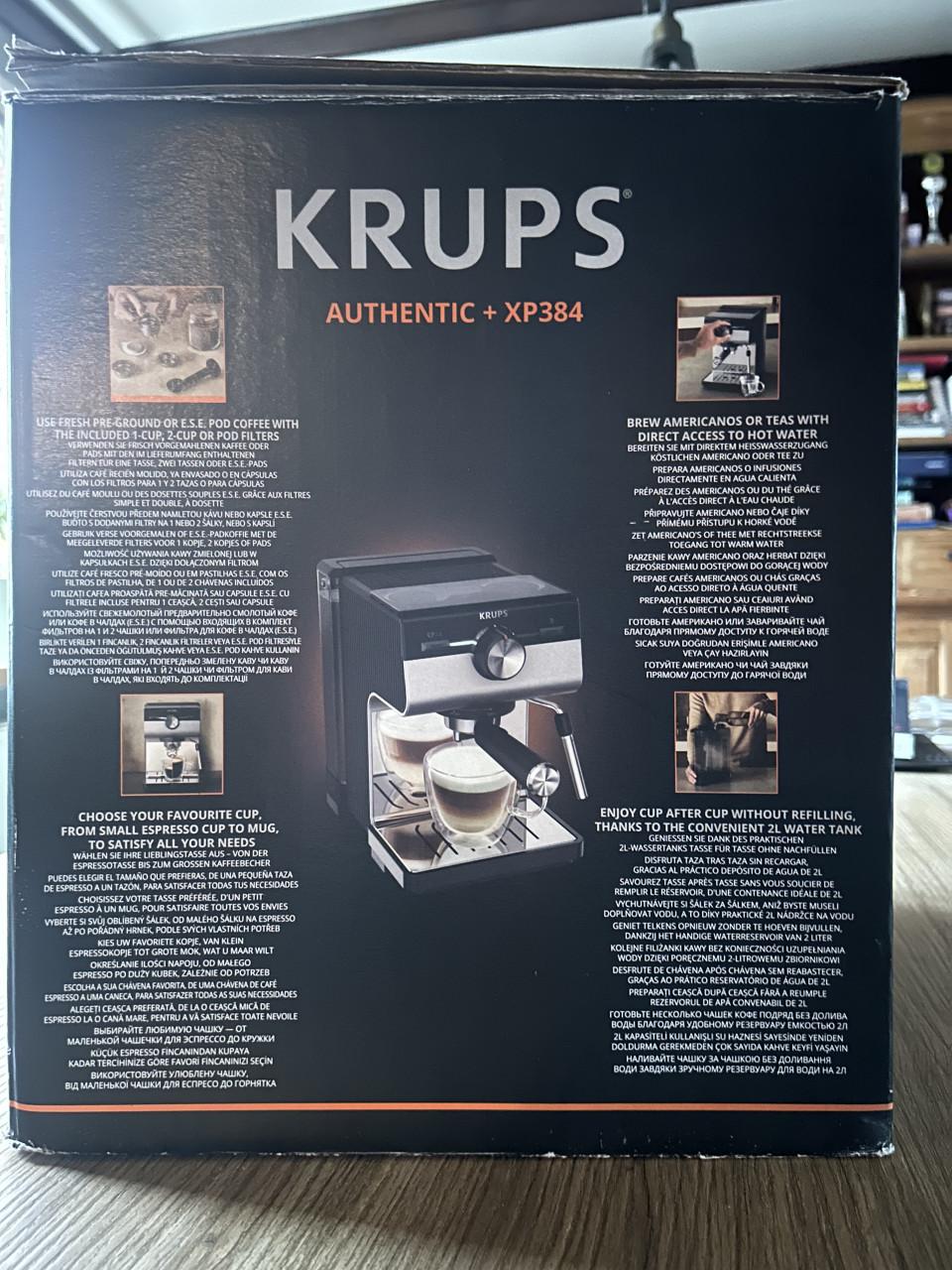 Krups espressomachine XP384, nieuw