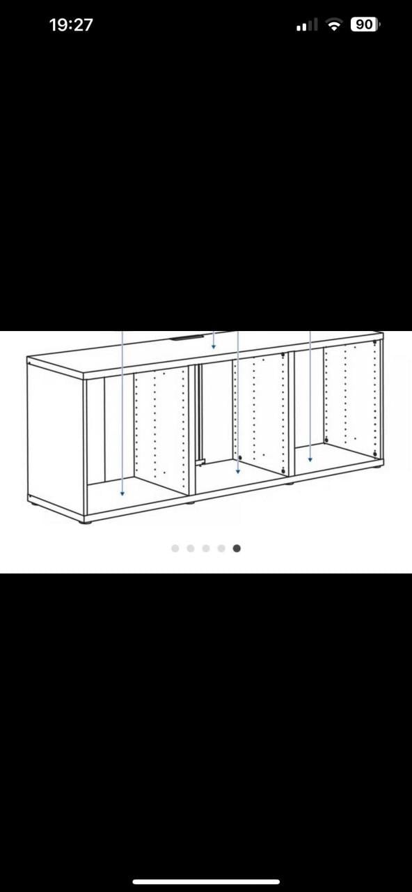 Ikea Besta TV Meubel - Wit