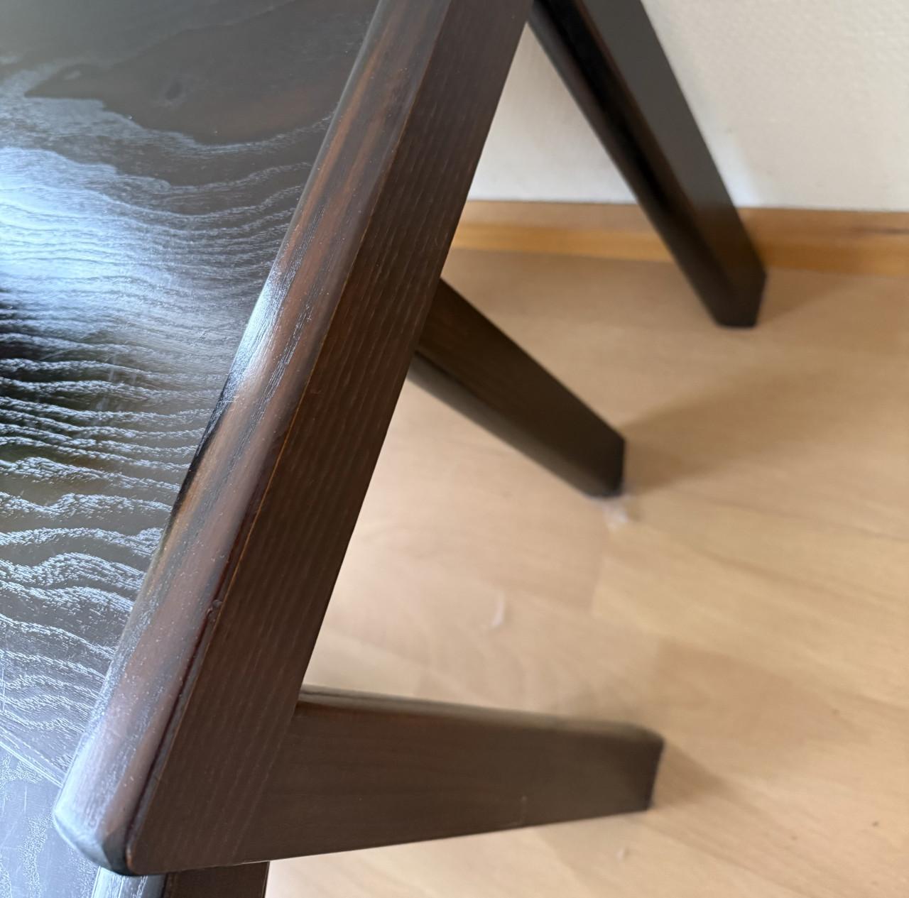 Bijzettafel set. Massief. Perfecte staat. 3 stuks.