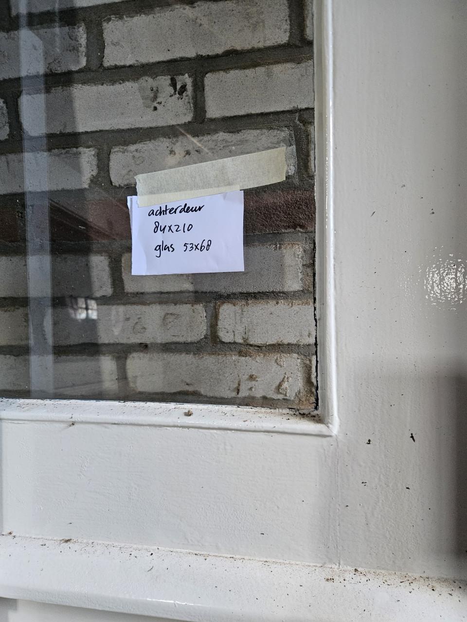 Achterdeuren zonder kozijn