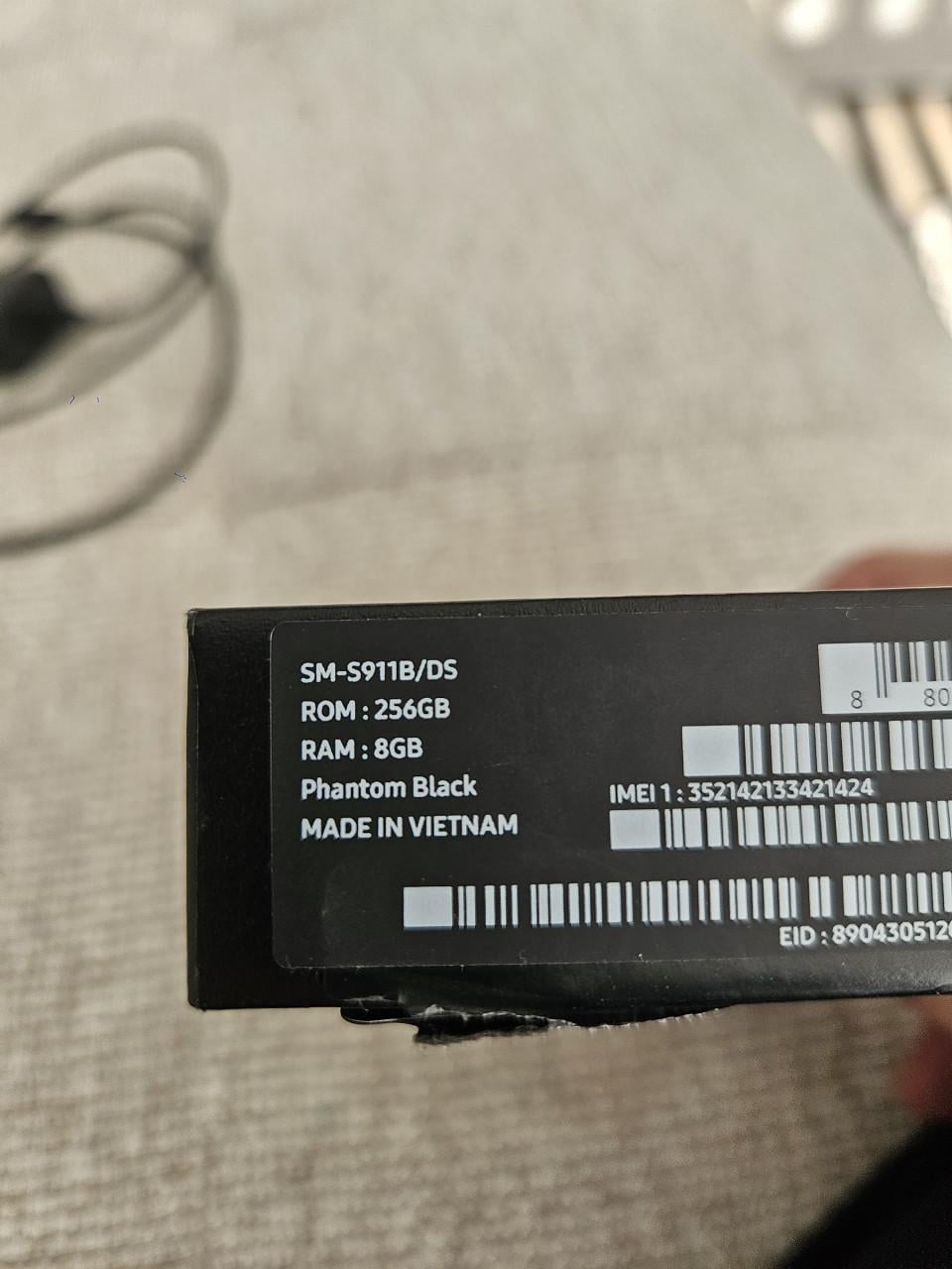 Samsung S23 256GB Phantom Black + Lader - Krasvrij Scherm