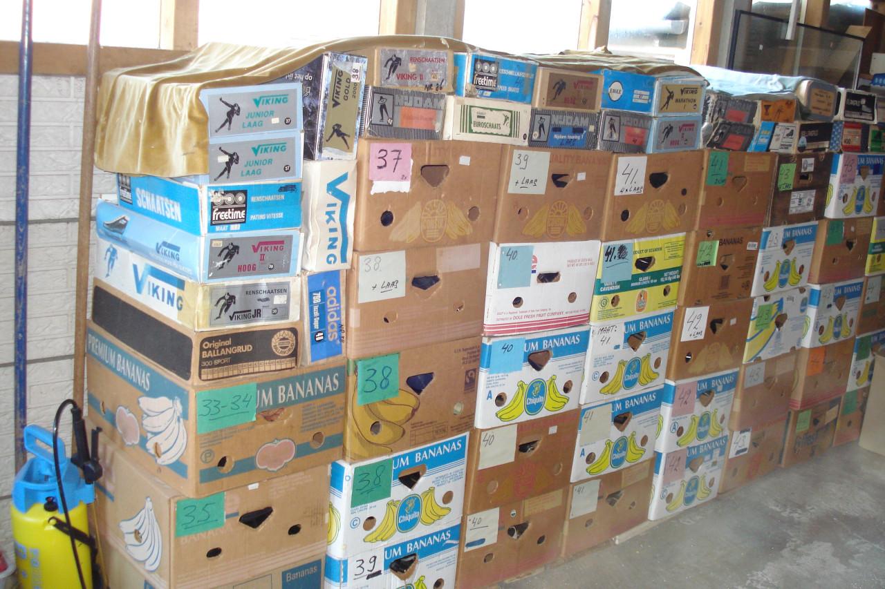 Schaatsen.  Noren - vaste , geen klapschaatsen