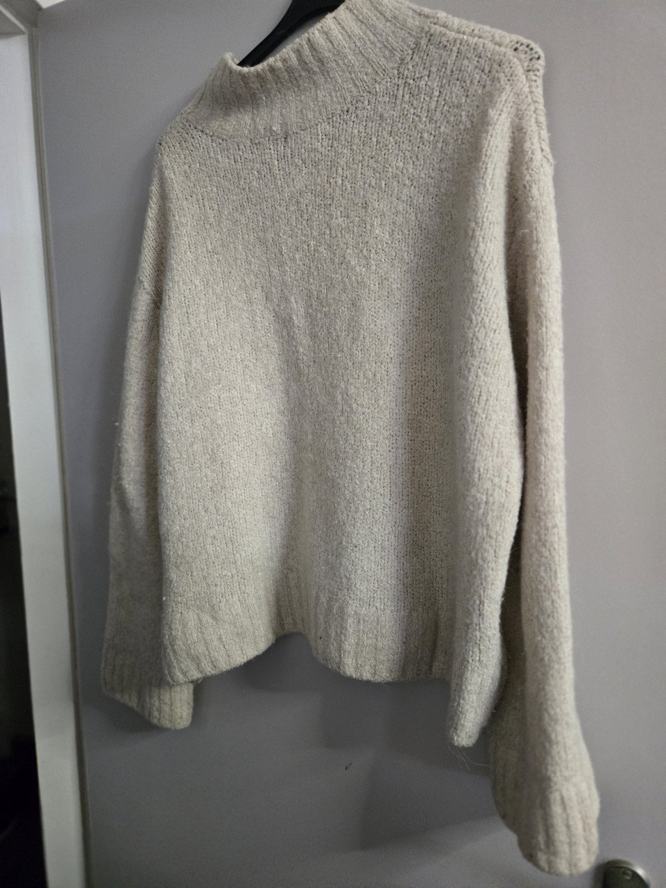 Trui crème lange mouwen H&M Maat S