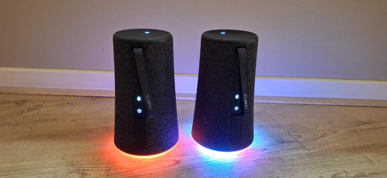 2 Soundcore Bluetooth speakers