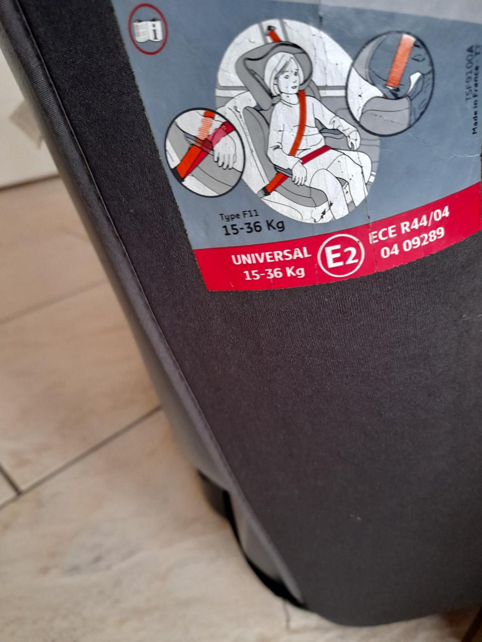 Autostoel 15/36 kg (in goede staat)