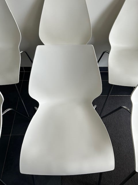 Kartell Maui stoelen wit 7 stuks