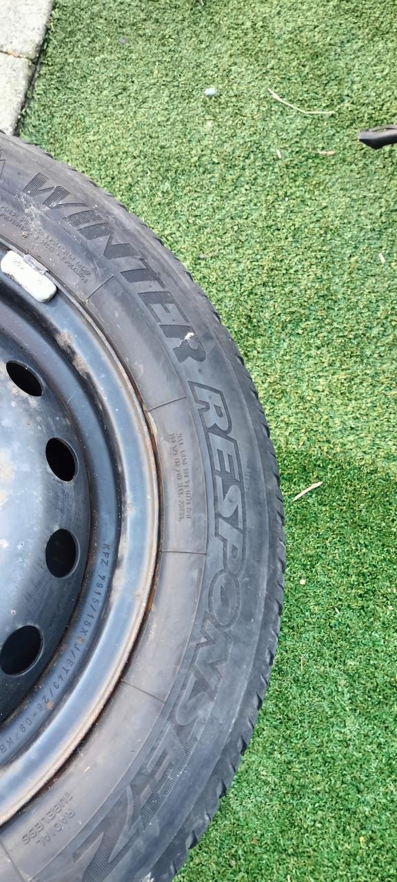 Stalen velgen met winterbanden GRATIS