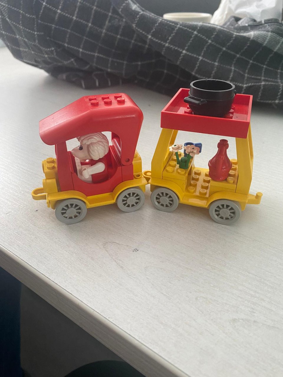 Lego Fabuland auto en caravan