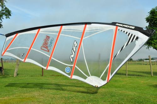 4.5 m2 NeilPryde NR Wave set (zeil, mast, giek)
