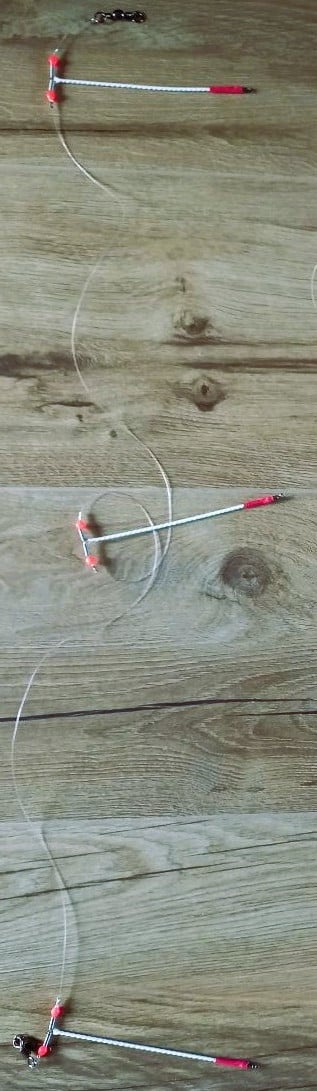 Nog onderlijnen met rvs verenstaal afhouders en kleurtje .