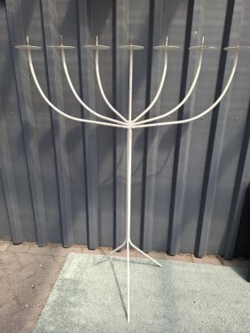Zwaar metalen kaarsenhouder